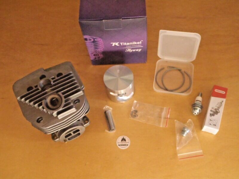 Hyway Titanikel Cylinder Piston Kit For Partner Husqvarna K960 K970