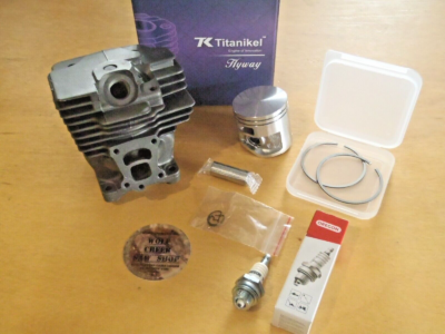 Hyway Titanikel Cylinder And Piston Kit With Caber Rings For Stihl