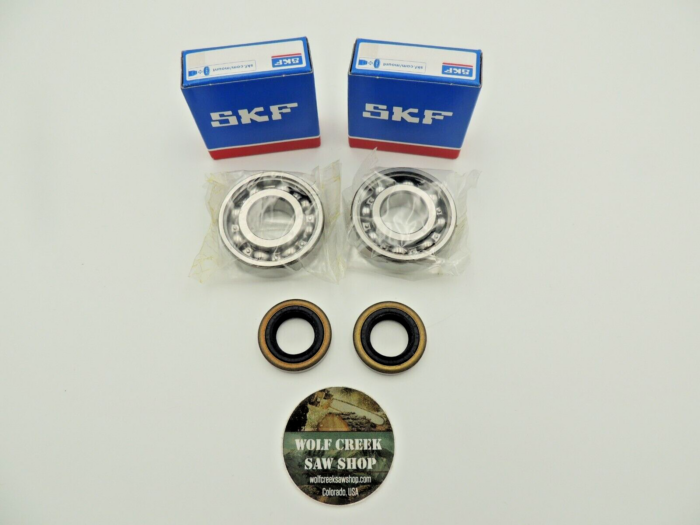 SKF crankshaft bearings with seals for Husqvarna Partner K960 K970 concrete saw - Image 3