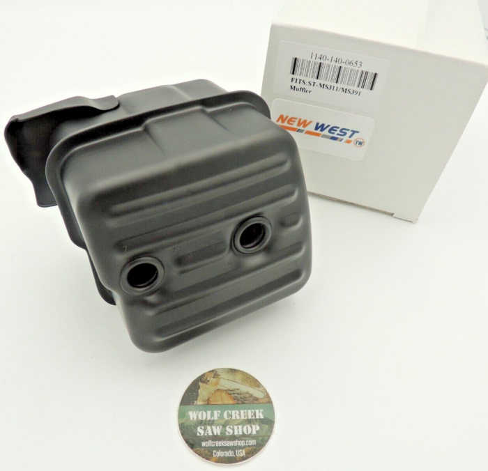 New West muffler for Stihl MS311 MS391 MS362 open hollow design